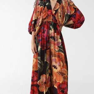 Farm Rio Jumpsuit Maxi Sz L